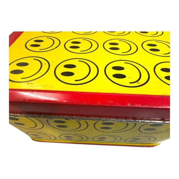 Vintage Yellow Red Smiley Face Metal G Whiz Lunchbox With Matching Thermos READ - Picture 14 of 15